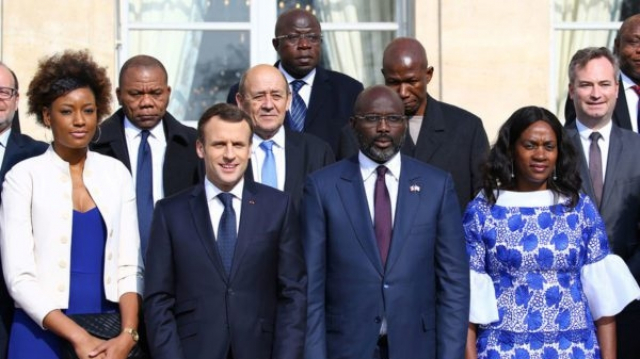 Weah chez Macron Weah chez Macron