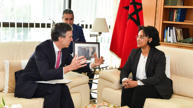 Mounia Boucetta et et Andrew Murrison MP Mounia Boucetta et et Andrew Murrison MP