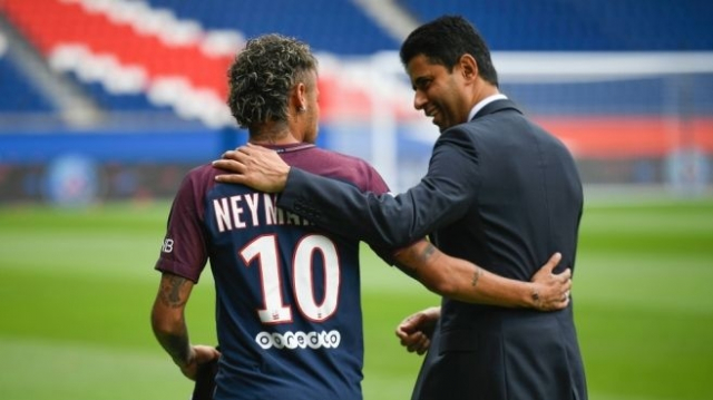 Neymar et Khelaïfi Neymar et Khelaïfi