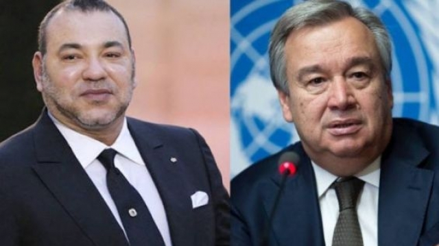 Mohammed VI et Antonio Guterres