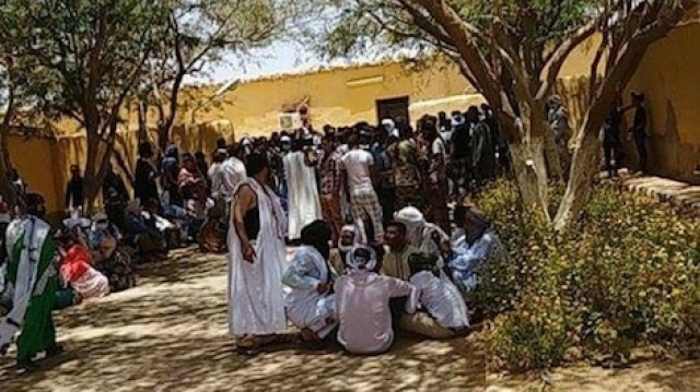 Polisario-Protestation Polisario-Protestation