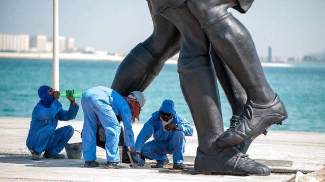 Ouvriers à Doha Ouvriers à Doha