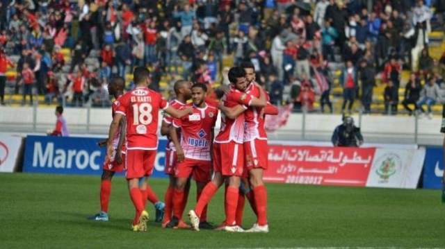 Wydad après un but Wydad après un but