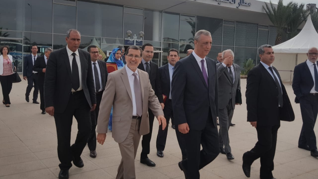Arrivée d&#039;une forte délégation ministérielle à Al Hoceima