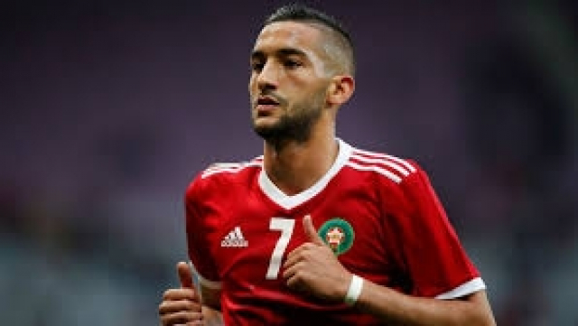 Ziyech avec le Maroc Ziyech avec le Maroc