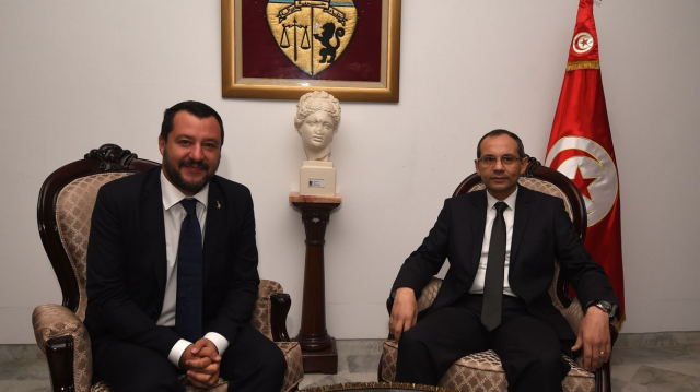 Matteo Salvini et Hichem Fourati, Matteo Salvini et Hichem Fourati,