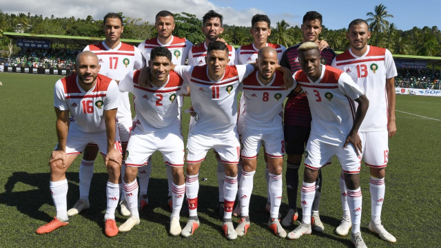Onze du Maroc face aux Comores le 16 octobre 2018 Onze du Maroc face aux Comores le 16 octobre 2018