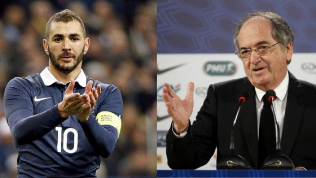 Karim Benzema et Noël Le Graet Karim Benzema et Noël Le Graet