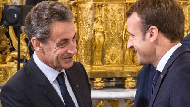Nicolas Sarkozy et Emmanuel Macron Nicolas Sarkozy et Emmanuel Macron