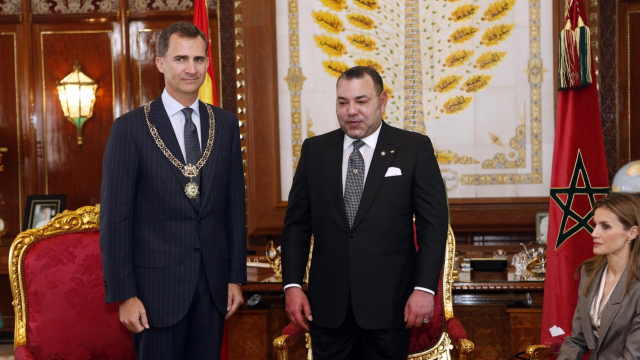Felipe d'Espagne et Mohammed VI Felipe d'Espagne et Mohammed VI