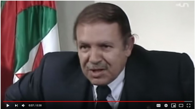 Vidéo. Algérie: archives de Bouteflika: "dites aux généraux de me bouffer s'ils le peuvent" Vidéo. Algérie: archives de Bouteflika: "dites aux généraux de me bouffer s'ils le peuvent"