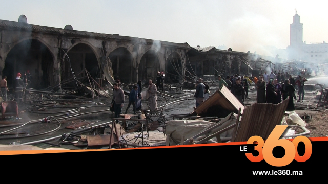 Cover_Vidéo: Le360.ma • حريق مهول يحول سوق بالحي الحسني إلى رماد
