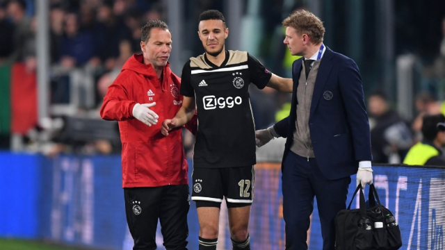 Noussair Mazraoui blessé Turin Noussair Mazraoui blessé Turin