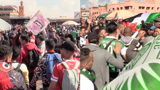 Place Jemaa El Fna avant derby Avril 2019 Place Jemaa El Fna avant derby Avril 2019