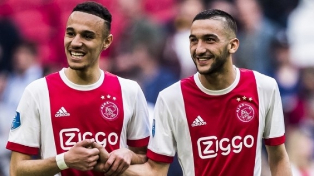 Ziyech et Mazraoui Ziyech et Mazraoui
