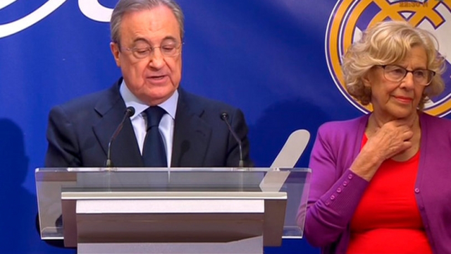 F. Perez et la maire de Madrid, Manuela Carmena F. Perez et la maire de Madrid, Manuela Carmena