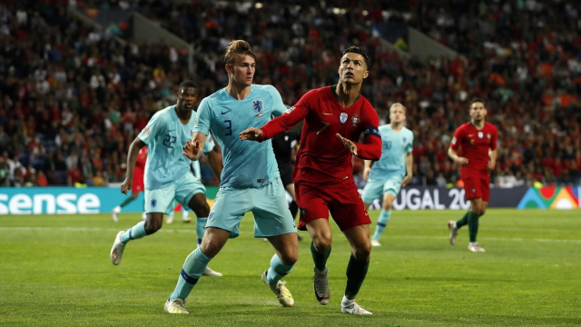 Ronaldo et de Ligt Ronaldo et de Ligt