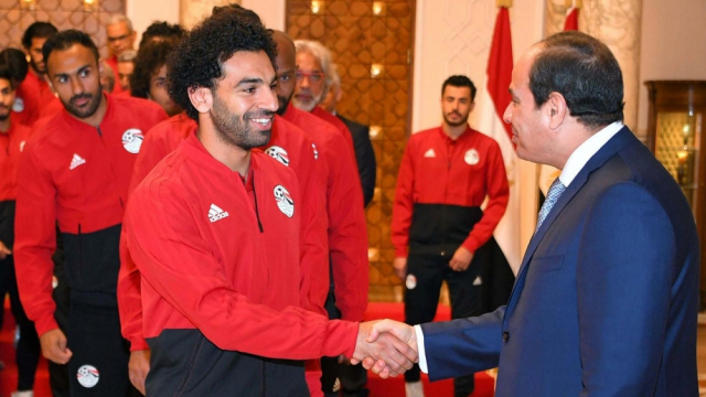 Salah et Abdel Fattah al-Sissi