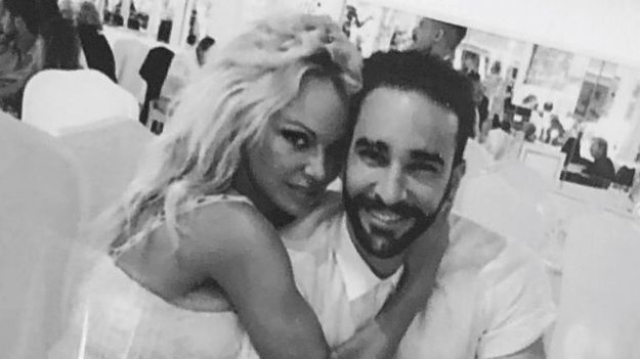 Pamela Anderson et Adil Rami Pamela Anderson et Adil Rami