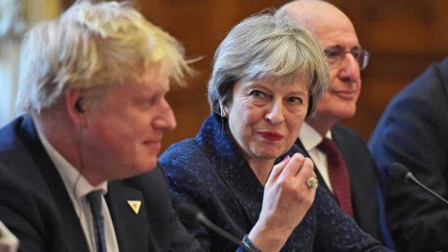 Theresa May et Boris Johnson Theresa May et Boris Johnson