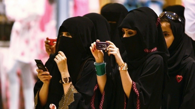 Touristes saoudiennes. Touristes saoudiennes.