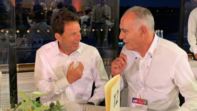 Le président de la CGEM, Salaheddine Mezouar et Geoffroy Roux de Bézieux Le président de la CGEM, Salaheddine Mezouar et Geoffroy Roux de Bézieux