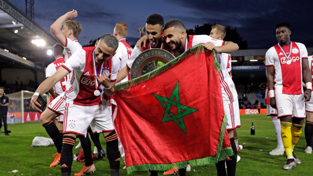 Ziyech et Mazraoui Ziyech et Mazraoui