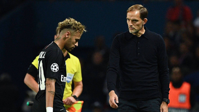 Tuchel et Neymar Tuchel et Neymar