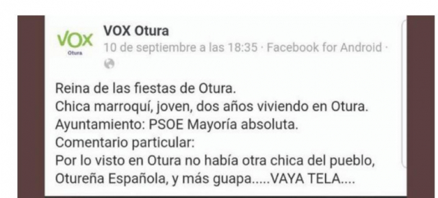 message de Vox message de Vox