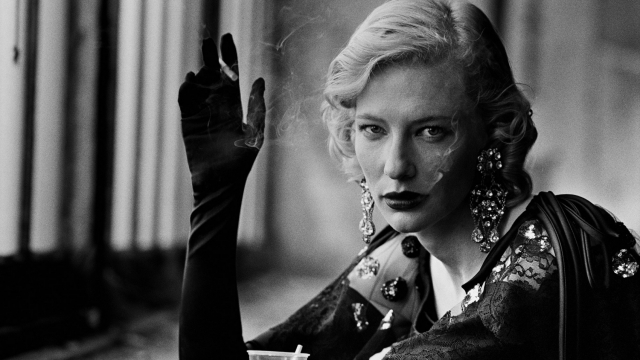 Cate Blanchett vue par Peter Lindbergh. Cate Blanchett vue par Peter Lindbergh.