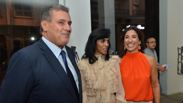 Aziz Akhannouch, Majida Khattari et Nadia Amor