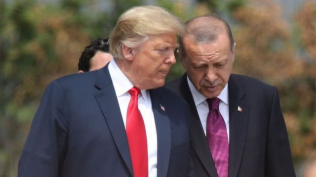 Trump et Erdogan "title =" Trump et Erdogan "/>
</div>
</div>
<p> <span class=