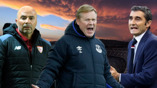 Sampaoli, Koeman et Valverde Sampaoli, Koeman et Valverde
