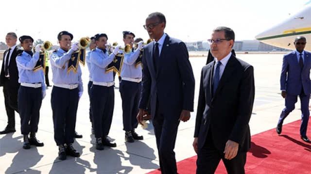 Paul Kagame-Saâd Dine El Otmani Paul Kagame-Saâd Dine El Otmani