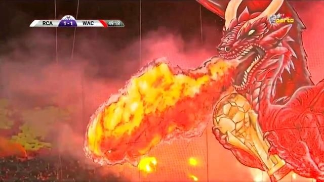 tifo dragon Wydad tifo dragon Wydad