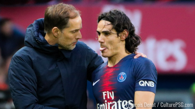 Cavani et Tuchel Cavani et Tuchel