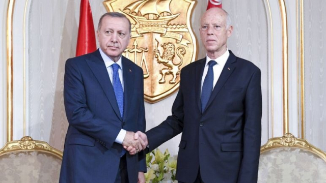 Erdogan et Kais Saied Erdogan et Kais Saied