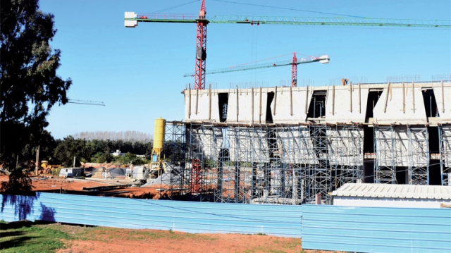 Chantier du centre de formation de la Maamoura Chantier du centre de formation de la Maamoura