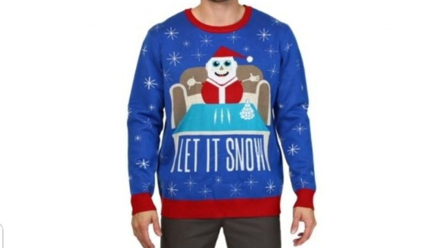 Pull de Noël Cocaïne Pull de Noël Cocaïne