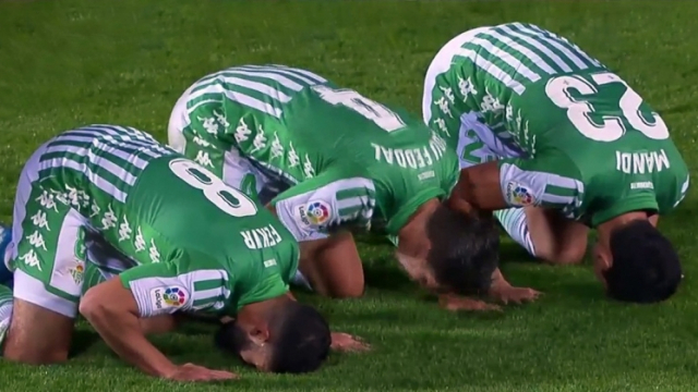 celebration musulmans du Betis celebration musulmans du Betis