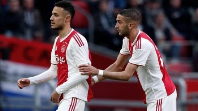 Ziyech et Mazraoui Ziyech et Mazraoui