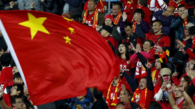 Chinese Super League fans Chinese Super League fans