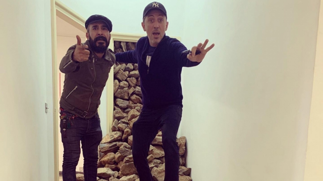 Gad Elmaleh visite le Comptoir des Mines à Marrakech Gad Elmaleh visite le Comptoir des Mines à Marrakech