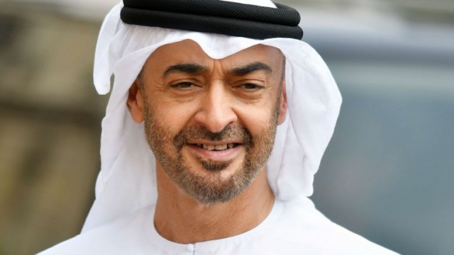 Mohammed Ben Zayd al Nahyan, prince héritier d’Abu Dhabi et ministre de la Défense des Émirats arabes unis. Mohammed Ben Zayd al Nahyan, prince héritier d’Abu Dhabi et ministre de la Défense des Émirats arabes unis.