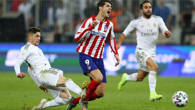 Tacle de Valverde sur Morata Tacle de Valverde sur Morata