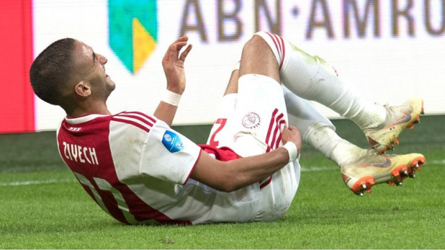 Ziyech blessé Ziyech blessé