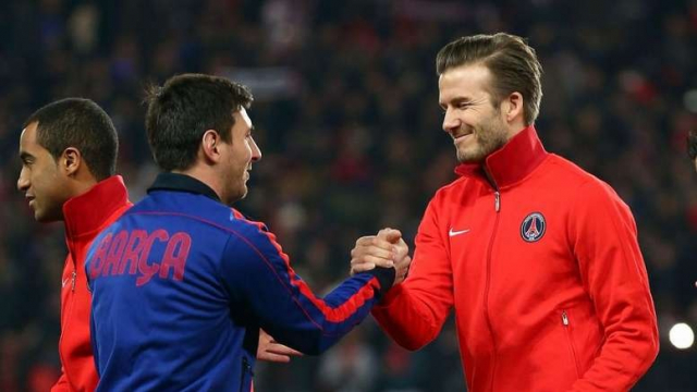 Messi et Beckham Messi et Beckham