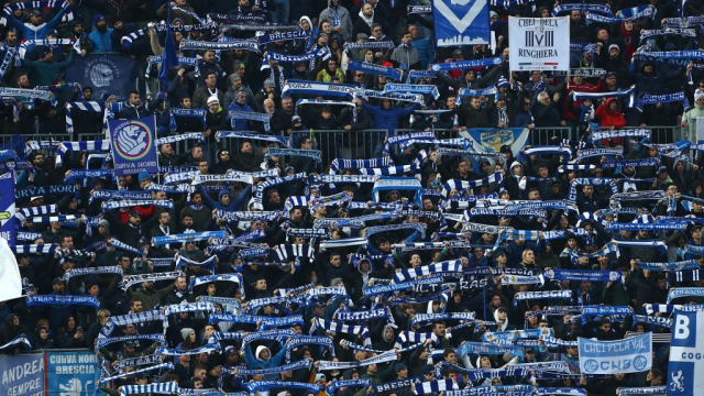 Supports de Bergame lors d'Atalanta-Valence Supports de Bergame lors d'Atalanta-Valence