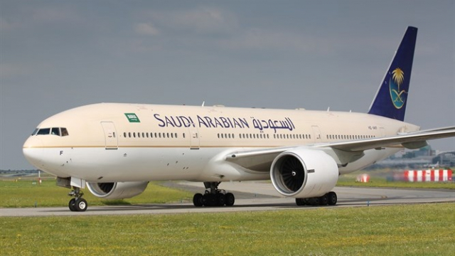 Un avion de la compagnie Saudi Airlines