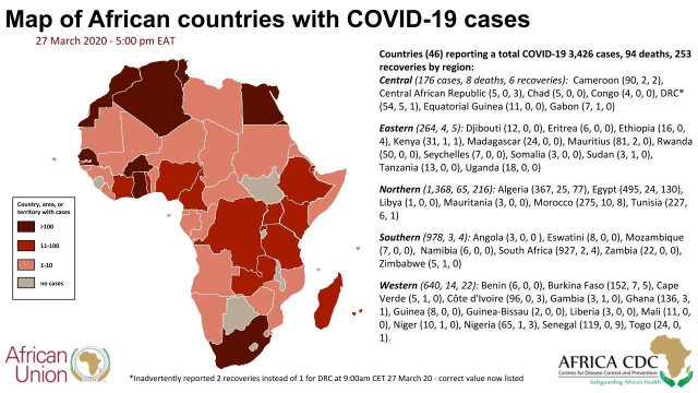Afrique. Coronavirus: la situation dans les 15 pays les plus touchés Afrique. Coronavirus: la situation dans les 15 pays les plus touchés